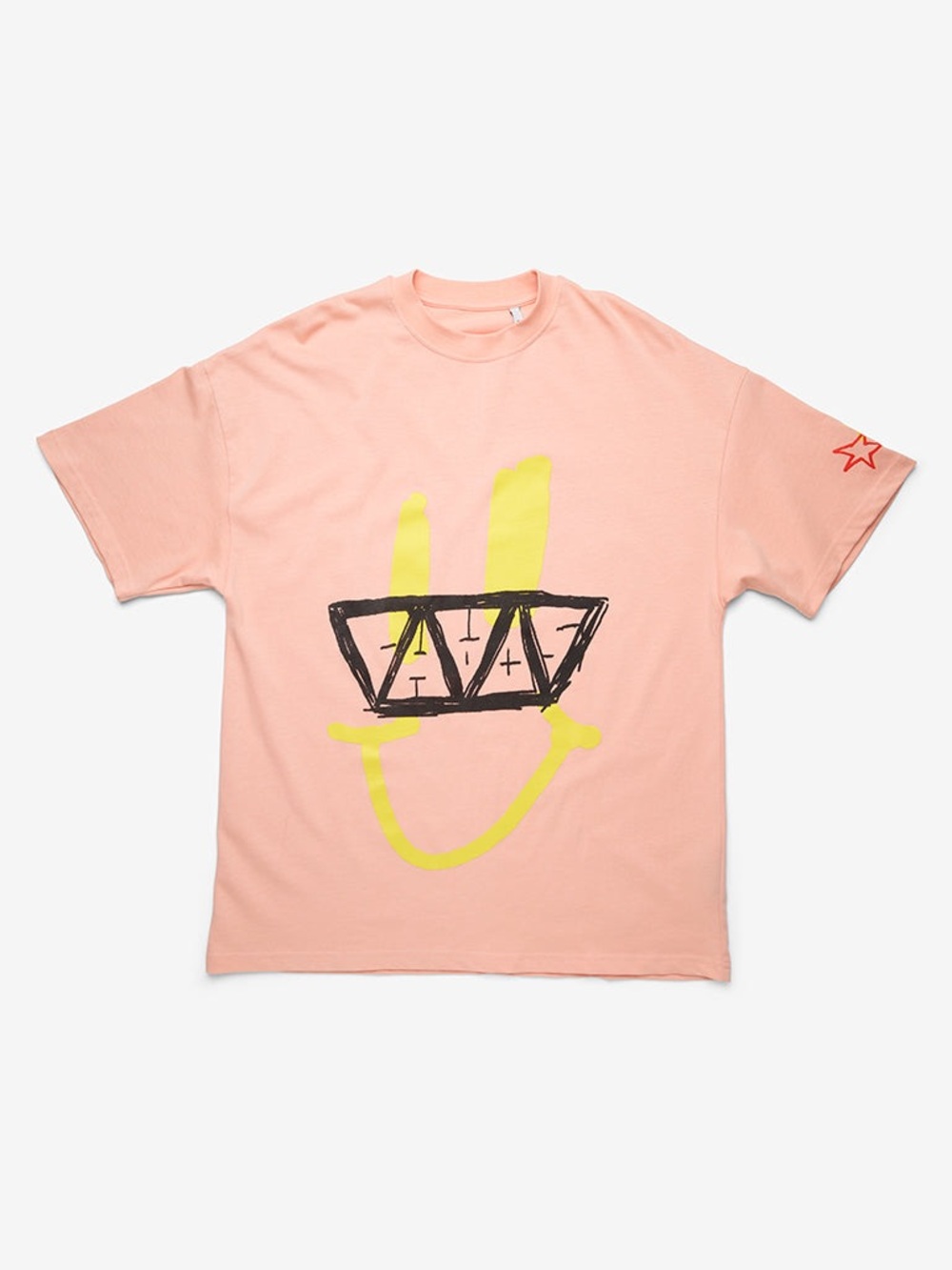 Chaos Unisex Pink Doodle Tee